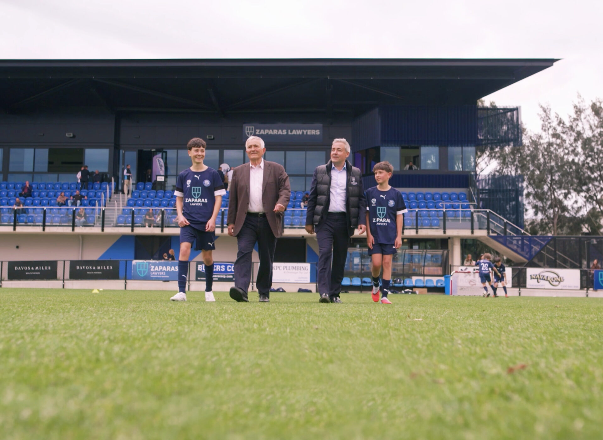 Zaparas Lawyers at the grand opening of the Jack Edwards Reserve Grandstand